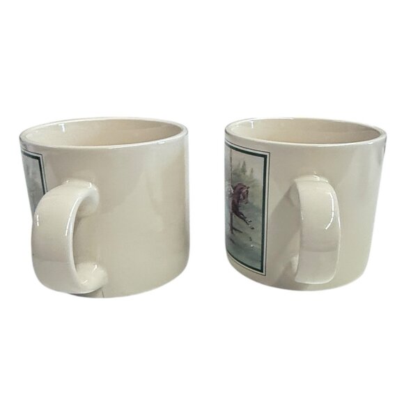 Vintage Ralph Lauren Polo Equestrian Coffee Mugs Cups Set of 4 - Picture 5 of 10